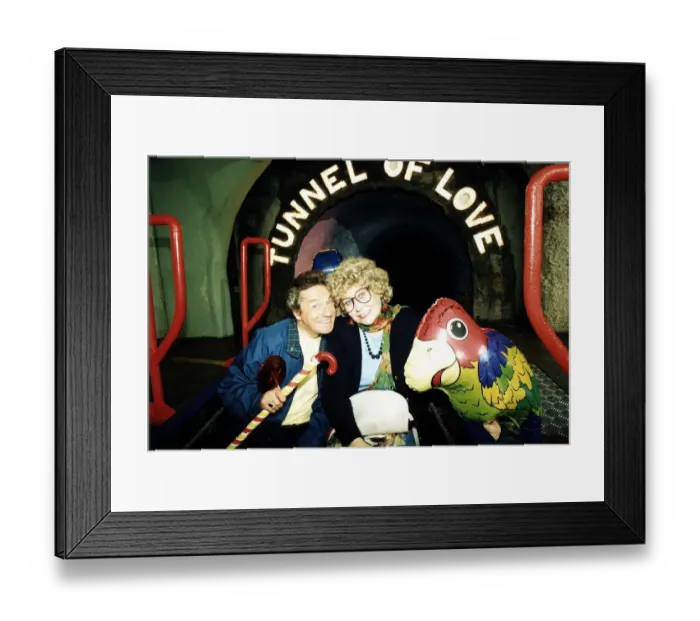 Framed Print : David Ross actor with Liz Dawn actress of Coronation Street