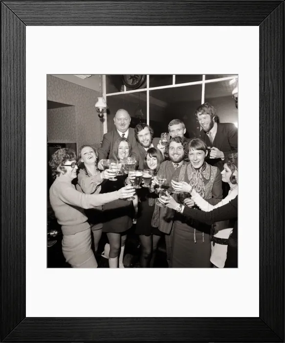 Framed Print : Decimal Currency Feature February 1971 Decimalization Day - members of the Decimal Framed Print : Decimal Currency Feature February 1971 Decimalization Day - members of the Decimal