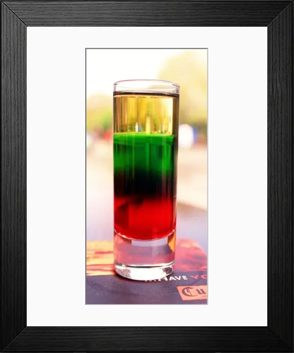 Framed Print : Mexicano cocktail April 1999 Framed Print : Mexicano cocktail April 1999