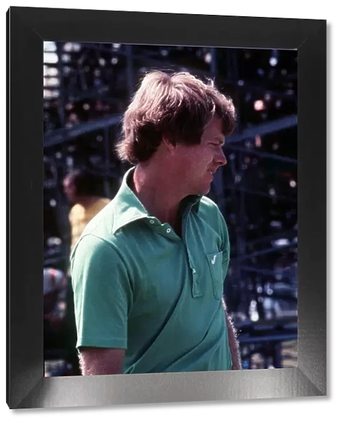 British Open 1977. Turnberry, Scotland, July 1977. Tom Watson at the British Open 1977