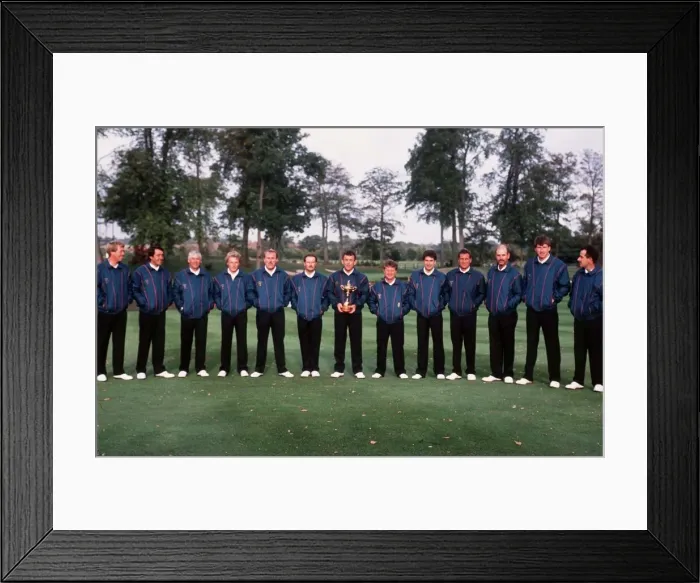 Framed Print : Golf European Ryder Cup team 1989 Framed Print : Golf European Ryder Cup team 1989