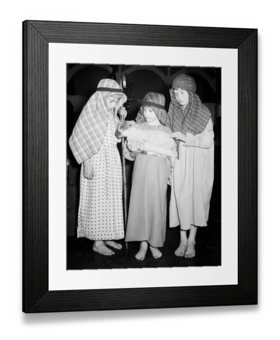 Framed Print : Pupils of the Westfold Primary school Barnes seen here during their performance of Framed Print : Pupils of the Westfold Primary school Barnes seen here during their performance of