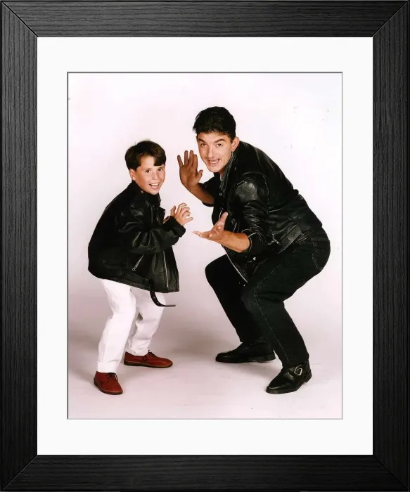 Framed Print : Rossi Higgins left with John Altman actor who played Nick Cotton from Eastenders Framed Print : Rossi Higgins left with John Altman actor who played Nick Cotton from Eastenders