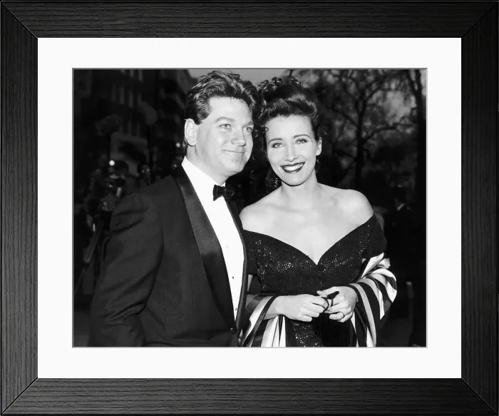 Framed Print : Kenneth Branagh Actor Director and wife and actress Emma Thomson who he is now seperated Framed Print : Kenneth Branagh Actor Director and wife and actress Emma Thomson who he is now seperated