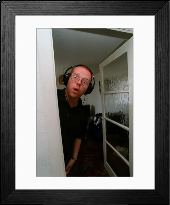 Framed Print : Paul Loughran Actor Who stars in as Butch in Emmerdale Farm on ITV