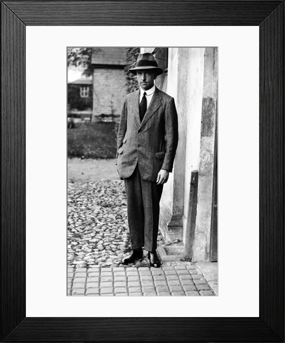 Framed Print : Tom Sopwith the aviation pioneer October 1921