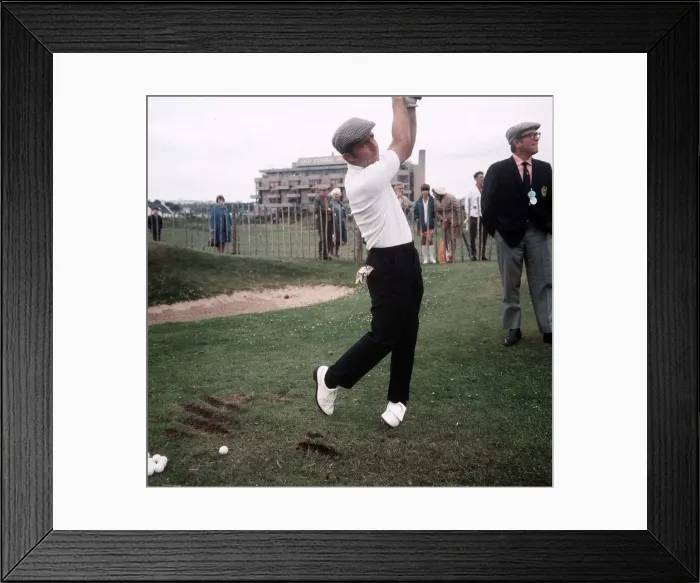Framed Print : British Open 1970. St Andrews, Scotland, July 1970. Gary Player at the British Framed Print : British Open 1970. St Andrews, Scotland, July 1970. Gary Player at the British