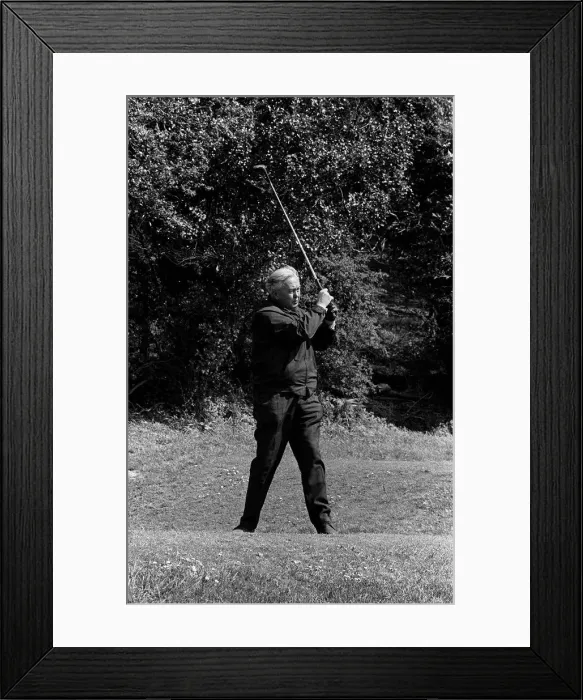Framed Print : Harold Wilson Prime Minister playing Golf The Prime Minister Harold Wilson Framed Print : Harold Wilson Prime Minister playing Golf The Prime Minister Harold Wilson