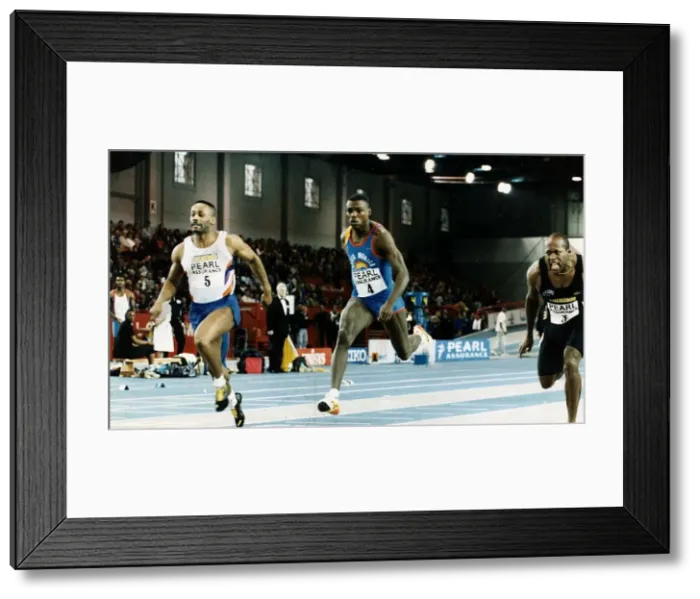 Framed Print : Carl Lewis American athlete Framed Print : Carl Lewis American athlete