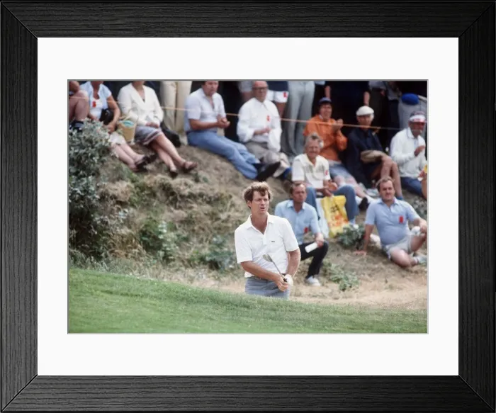 Framed Print : British Open 1983. Royal Birkdale Golf Club, Southport, Sefton, Merseyside, July 1983