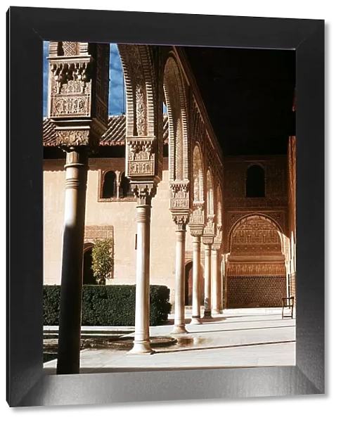Patio de los Arrayanes at Palace of Alhambra Granada Spain