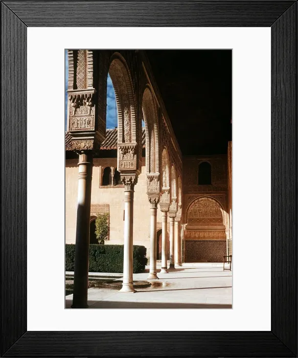 Framed Print : Patio de los Arrayanes at Palace of Alhambra Granada Spain Framed Print : Patio de los Arrayanes at Palace of Alhambra Granada Spain