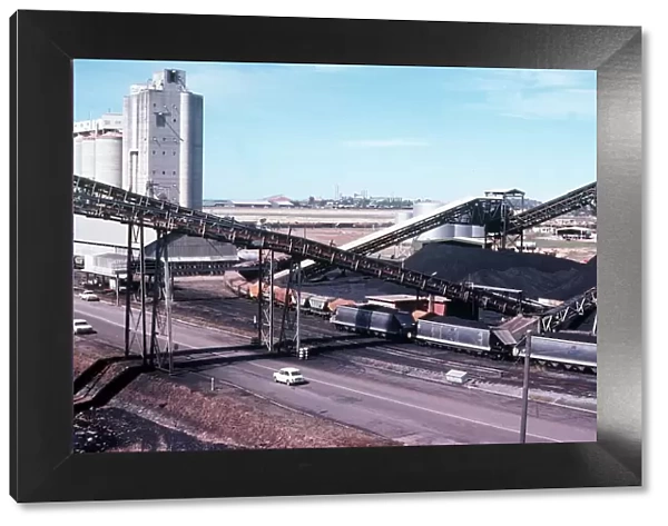 Modern Coal Handling and Storage Facility port of Gladstone australia industry