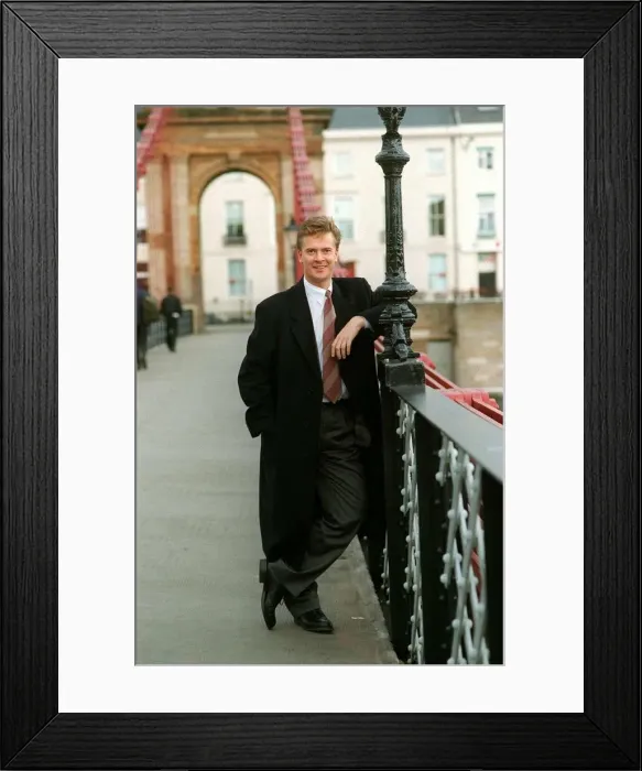 Framed Print : James McPherson Actor Who stars in ITVs Taggart as a police officer Framed Print : James McPherson Actor Who stars in ITVs Taggart as a police officer