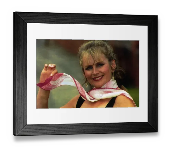 Framed Print : Annie Miles Actress Who Starred In The TV Programme Brookside