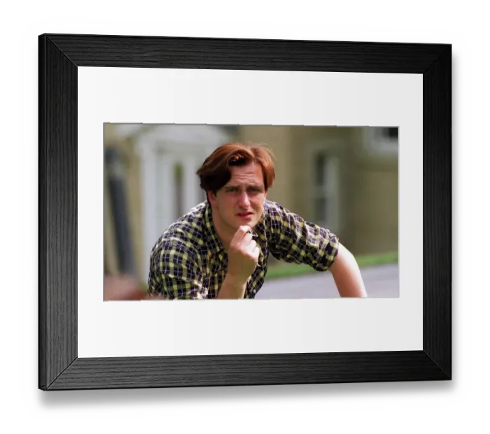 Framed Print : Nicholas Gleave Actor in thr new TV series Wokenwell