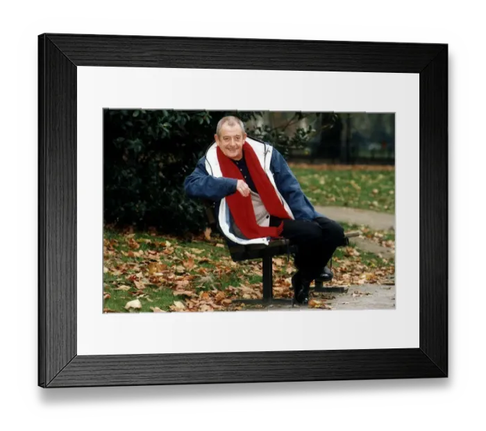 Framed Print : Derek Fowlds Actor who was in Yes Minister and Yes Prime Minister