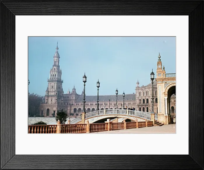 Framed Print : Exhibition Palace Plaza de Espana Seville Spain Framed Print : Exhibition Palace Plaza de Espana Seville Spain