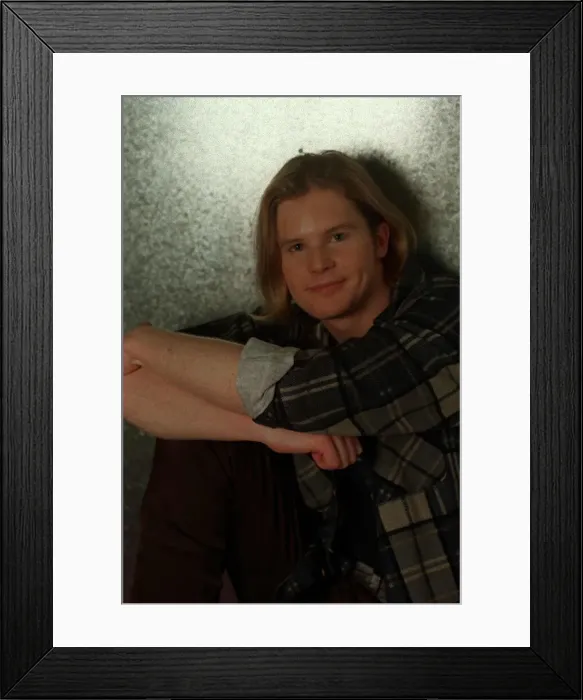 Framed Print : Gerrard James Actor who stars as Jason Spear in Canary Wharf the Soap Opera