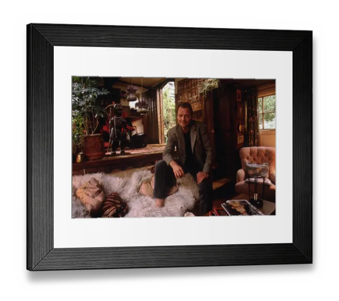 Framed Print : David Soul Film Actor at his home Framed Print : David Soul Film Actor at his home