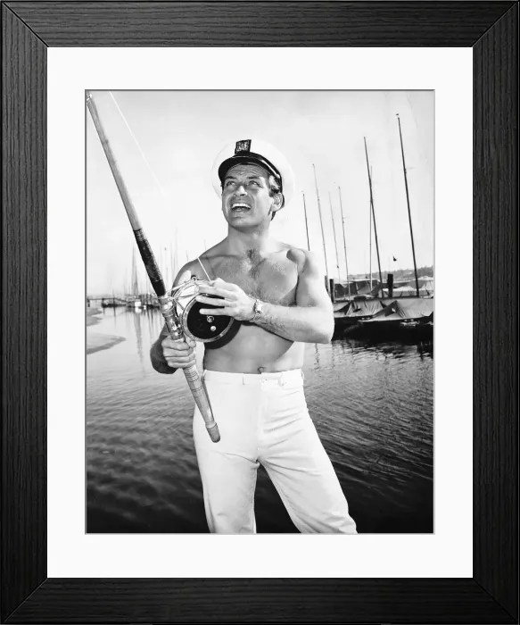 Framed Print : Richard Egan Actor circa 1960 Framed Print : Richard Egan Actor circa 1960