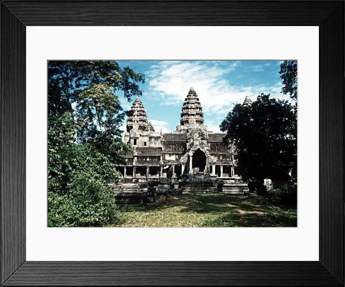 Framed Print : Temple of Angkor Wat near Siem Reap North West Kampuchea Cambodia Framed Print : Temple of Angkor Wat near Siem Reap North West Kampuchea Cambodia