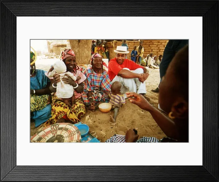 Framed Print : Lenny Henry Comic Comedy Writer and Actor in Africa Framed Print : Lenny Henry Comic Comedy Writer and Actor in Africa