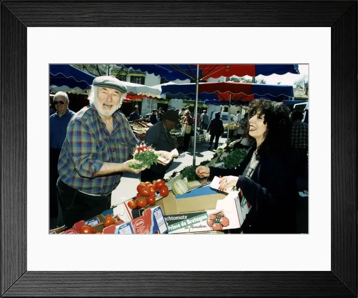 Framed Print : Bill Maynard British actor in France Framed Print : Bill Maynard British actor in France