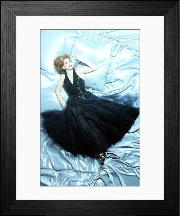Framed Print : Actress Denise Black in studio