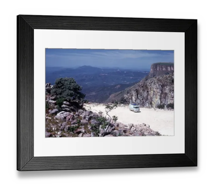 Framed Print : Scenic panorama view near city of Lubango in Angola