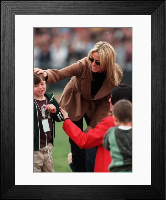 Framed Print : Patsy Kensit the actress on a day out
