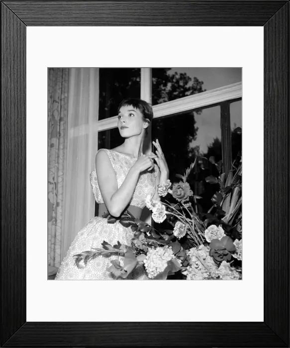 Framed Print : Italian actress Elsa Martinelli pictured at The Savoy Hotel in London July 1957