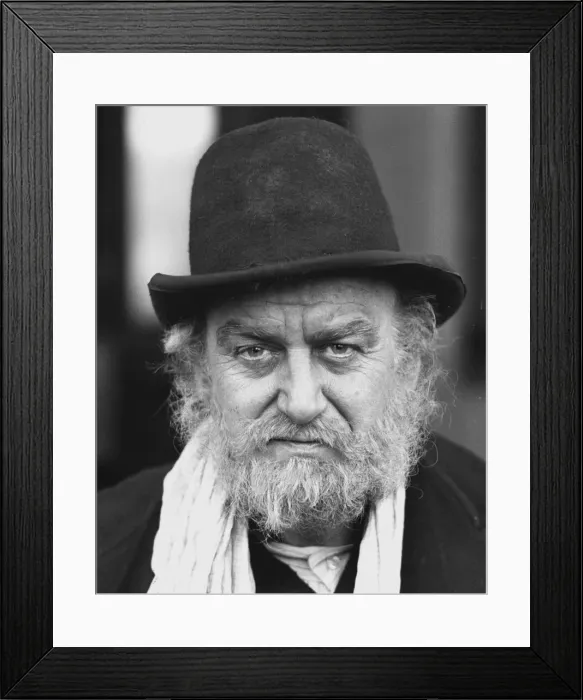Framed Print : John Thaw British actor in January 1987, appearing in the Sherlock Holmes TV film