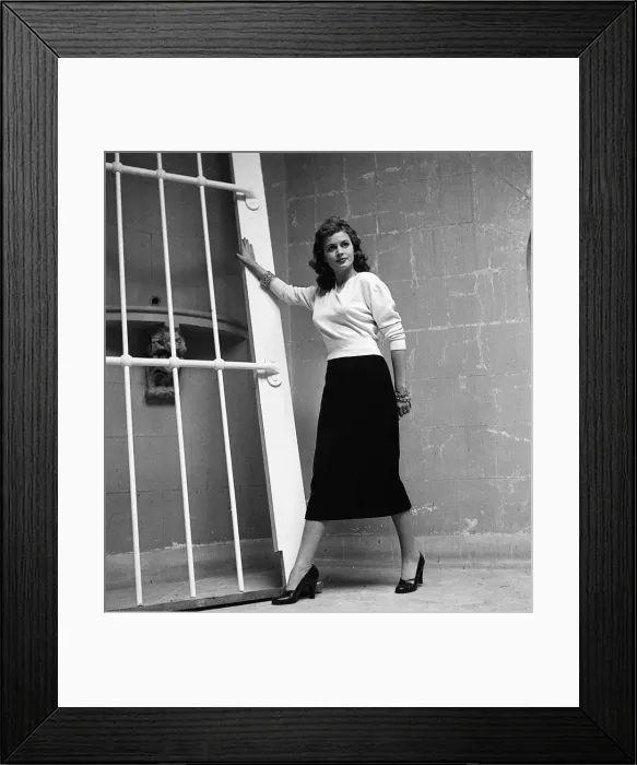 Framed Print : Actress Eva Bartok 1952 Framed Print : Actress Eva Bartok 1952