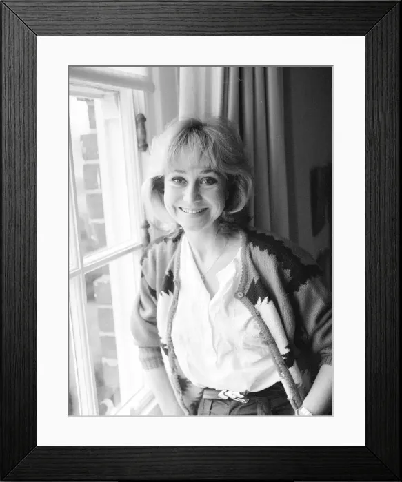 Framed Print : Actress Felicity Kendal prior to her TV programme Mistress in December 1984 Framed Print : Actress Felicity Kendal prior to her TV programme Mistress in December 1984