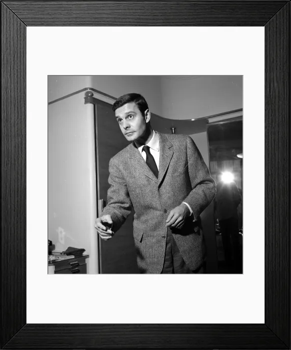 Framed Print : Louis Jourdan March 1957 French Actor Pictured at Claridges Hotel in London Framed Print : Louis Jourdan March 1957 French Actor Pictured at Claridges Hotel in London