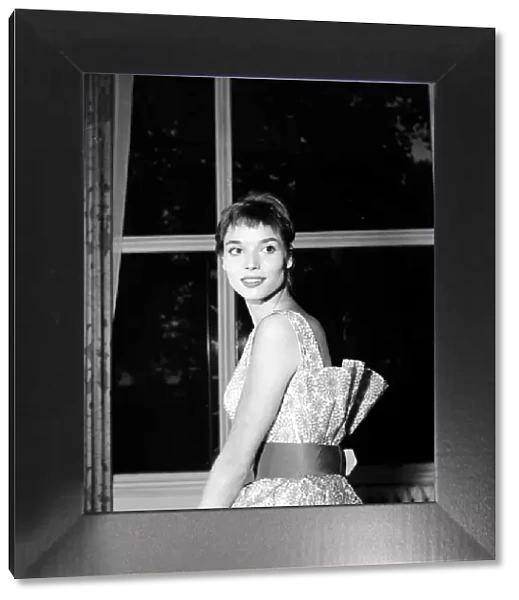 Elsa Martinelli July 1957 Italian Actress Pictured at The Savoy Hotel in