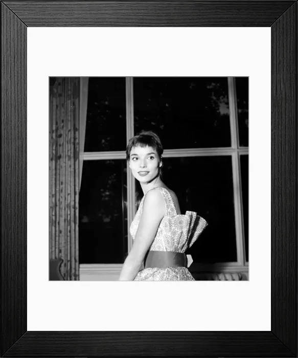 Framed Print : Elsa Martinelli July 1957 Italian Actress Pictured at The Savoy Hotel in
