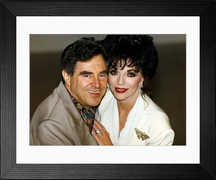 Framed Print : Joan Collins Actress and Antony Newley Framed Print : Joan Collins Actress and Antony Newley
