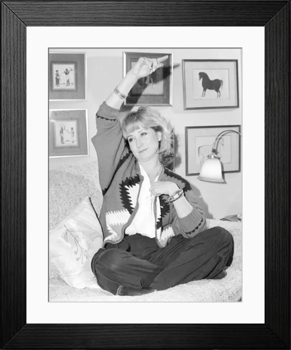 Framed Print : Actress Felicity Kendal prior to her TV programme Mistress in December 1984 Framed Print : Actress Felicity Kendal prior to her TV programme Mistress in December 1984