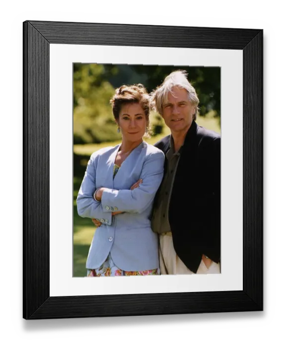 Framed Print : Adam Faith and Zoe Wanamaker star in BBC tv drama Love Hurts