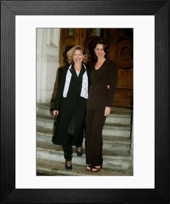 Framed Print : Sue Jenkins Actress November 98 Actress who stars in channel 4