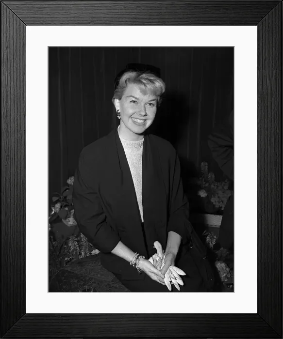 Framed Print : Doris Day actress April 1955 Framed Print : Doris Day actress April 1955