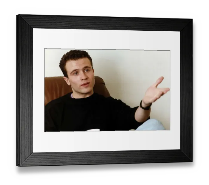 Framed Print : Colin Aldridge Actor who stars in TV Programme The Bill