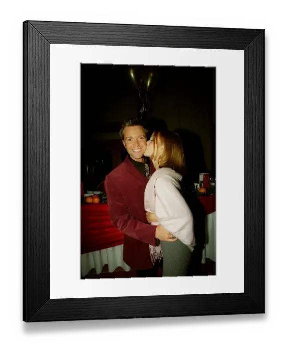 Framed Print : Darren Day Actor  /  Singer  /  TV Presenter December 98 At the Variety Club Luncheon in