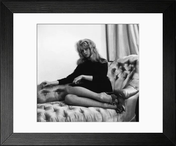 Framed Print : Actress Bridget Bardot December 1957 Framed Print : Actress Bridget Bardot December 1957