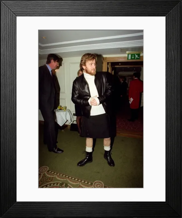 Framed Print : Ewan McGregor Actor November 98 At the Evening Standard Theatre Awards at the Savoy