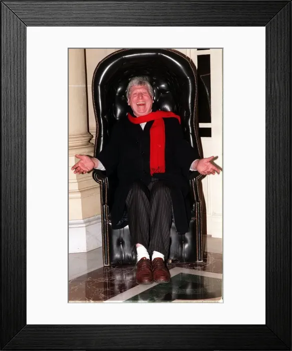Framed Print : Tom Baker British actor Dec 1998 Framed Print : Tom Baker British actor Dec 1998