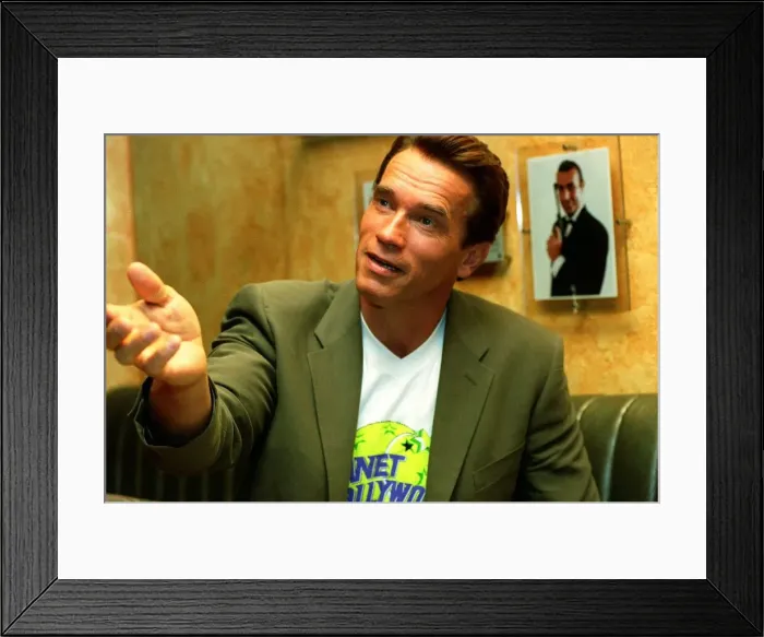 Framed Print : Arnold Schwarzenger Actor July 98 Framed Print : Arnold Schwarzenger Actor July 98