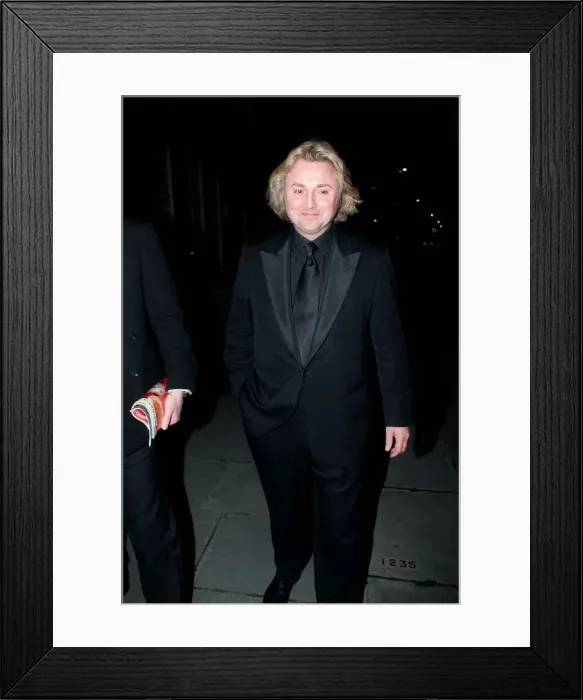 Framed Print : David Emmanuel Designer March 98 Arriving at the royal albert hall to hear Framed Print : David Emmanuel Designer March 98 Arriving at the royal albert hall to hear